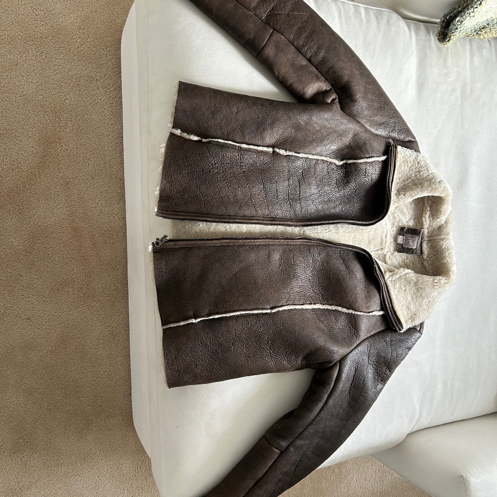 J Jill shearling jacket